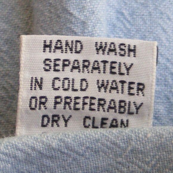 Chambray Top, L, Blue, Western Embroidery/Boots & Hats, Long sleeves, Buttons - Picture 13 of 14